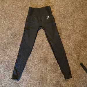 Gymshark womens vital seamless 2.0 leggings in Black Marl